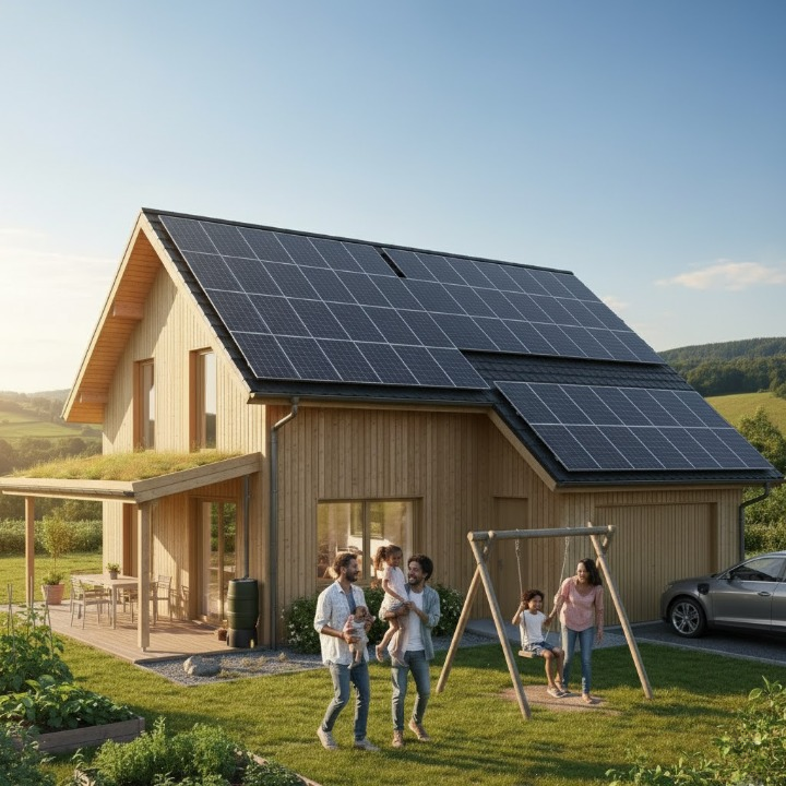 Solar Panels on Roof